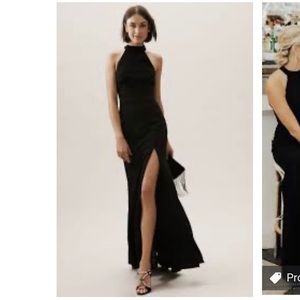 BHLDN Black Montreal Dress